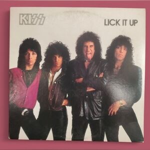 Kiss Lick It Up Vinyl Record 1983, Rock